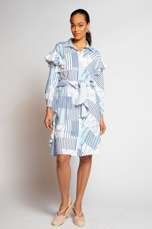 Nelinha Dress - Regatta Stripe